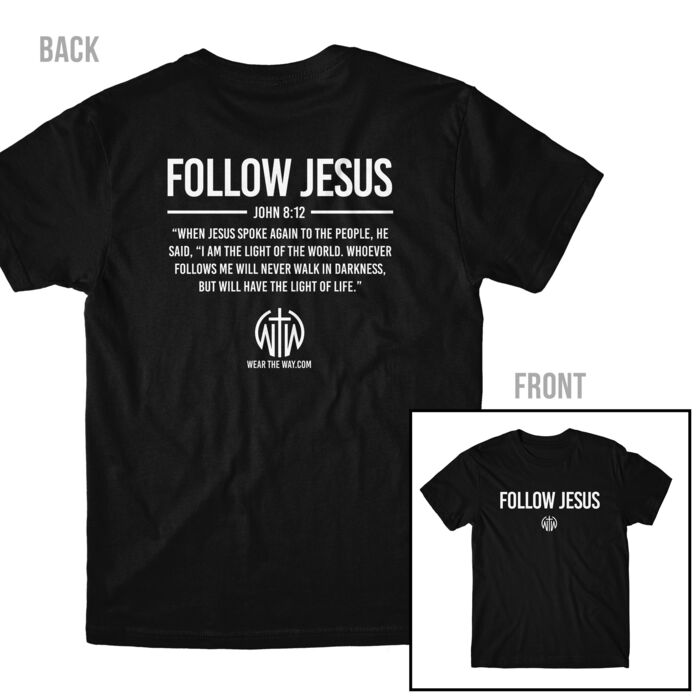 FOLLOW JESUS - PREMIUM T-SHIRT - $J8B3FT$ Thumbnail