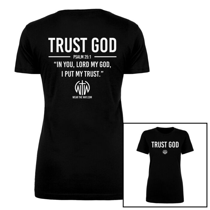 TRUST GOD - WOMEN'S FITTED T-SHIRT - $G4Y2V6$ Thumbnail