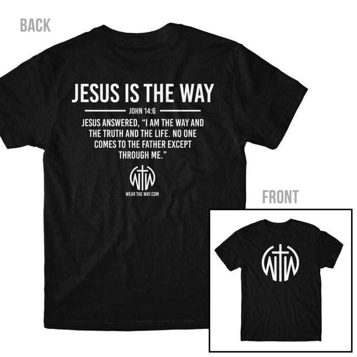 JESUS IS THE WAY - PREMIUM T-SHIRT - $GNPR3H$ Thumbnail