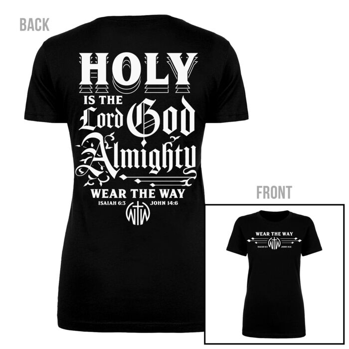 HOLY HOLY HOLY - WOMEN'S FITTED T-SHIRT - $MY67HE$ Thumbnail